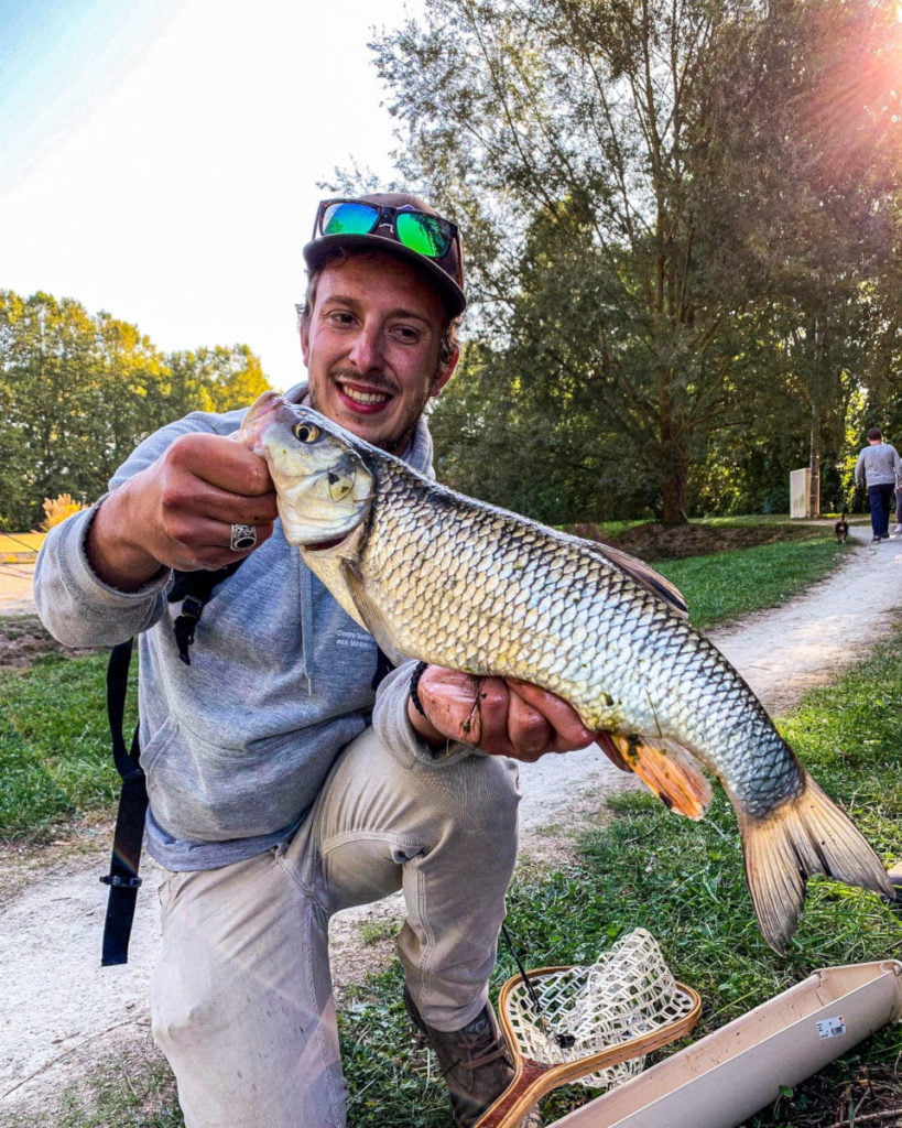 Chevaine attrapé en Street Fishing a troyes